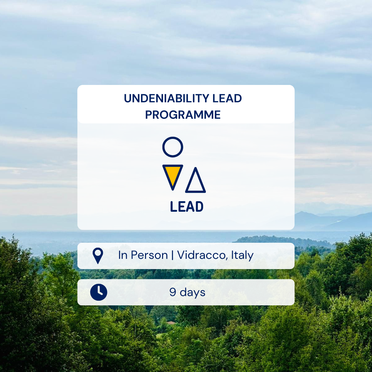 Undeniability Lead Programme